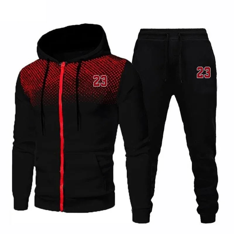 Men's Tracksuit Hooded Casual Hot Sale Single Piece Zipper Sweatshirt And Daily Single Sweatpants Comfort Outdoor Jogging Sports