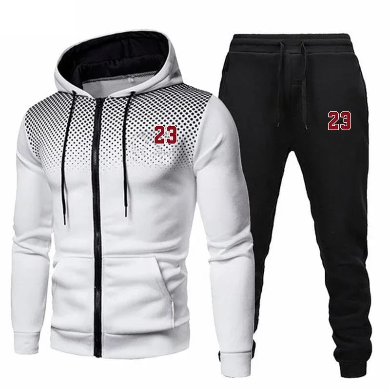 Men's Tracksuit Hooded Casual Hot Sale Single Piece Zipper Sweatshirt And Daily Single Sweatpants Comfort Outdoor Jogging Sports