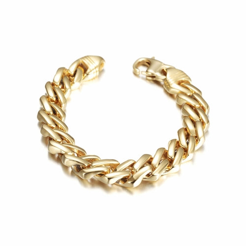 Cuban Chain Bracelet with Lobster Clasp