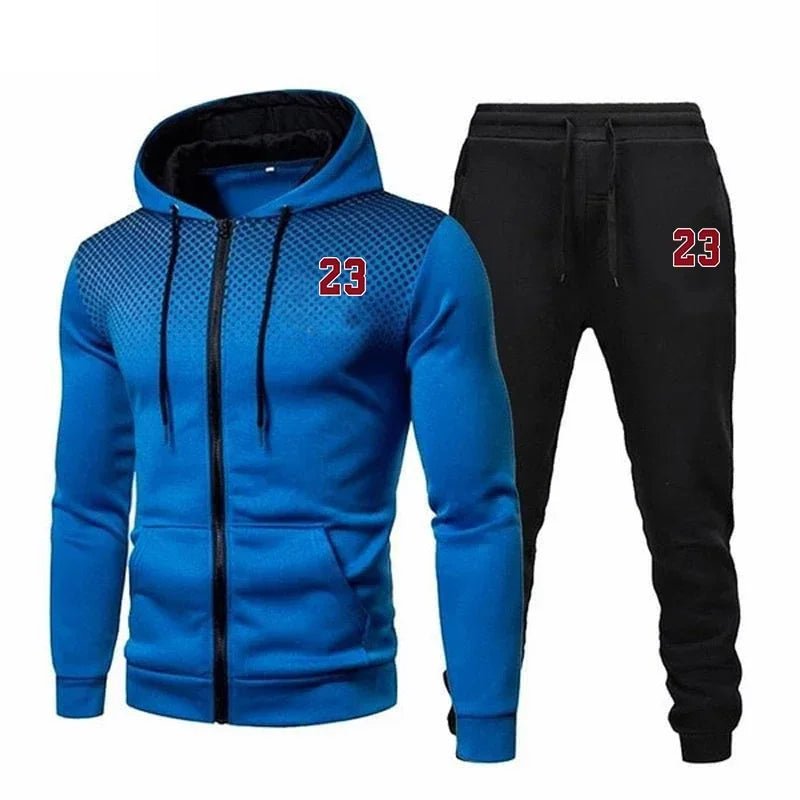 Men's Tracksuit Hooded Casual Hot Sale Single Piece Zipper Sweatshirt And Daily Single Sweatpants Comfort Outdoor Jogging Sports